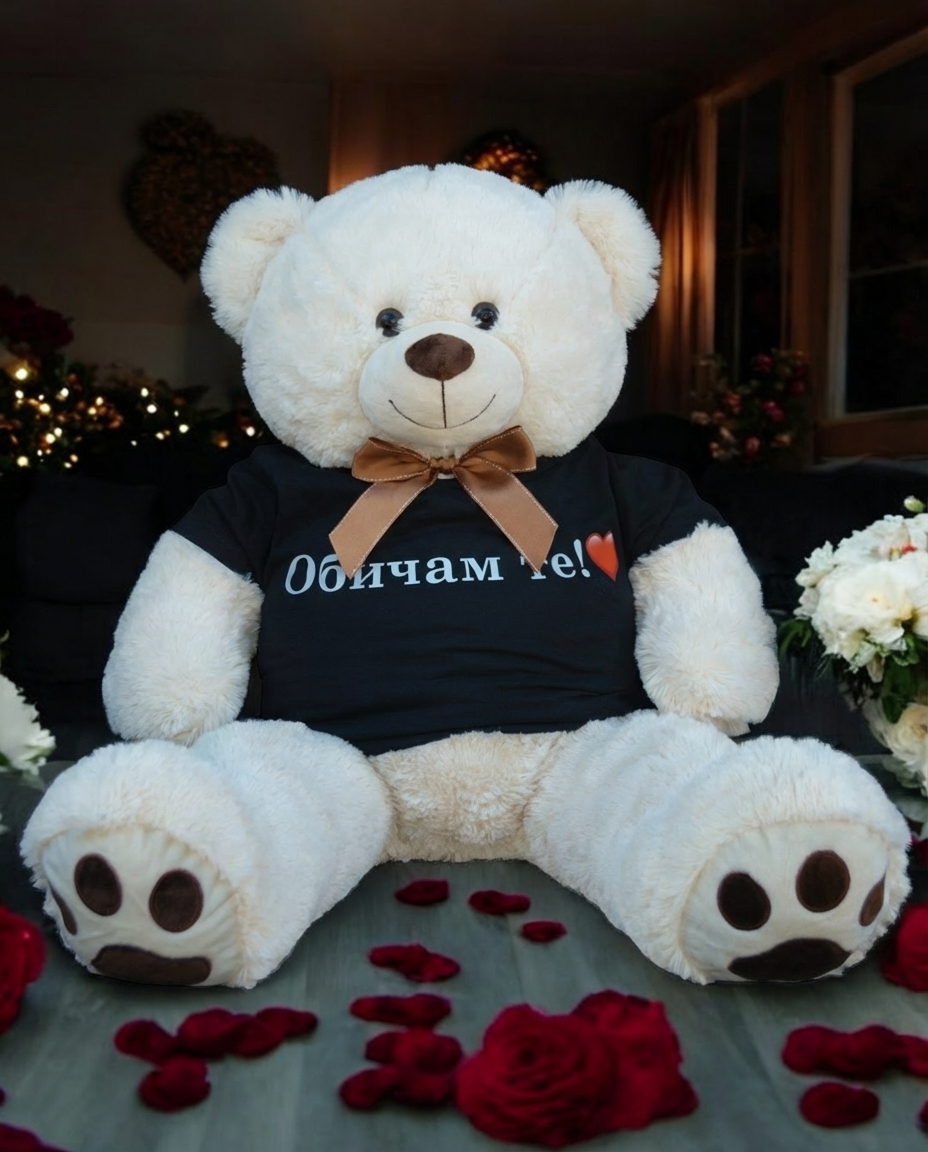 Плюшено мече с тениска