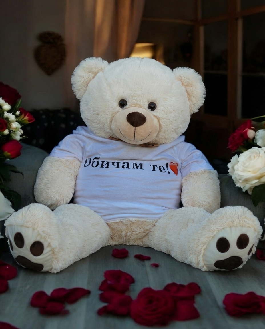 Плюшено мече с тениска